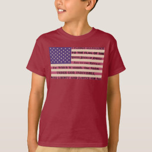 T-shirt du drapeau d'allégeance