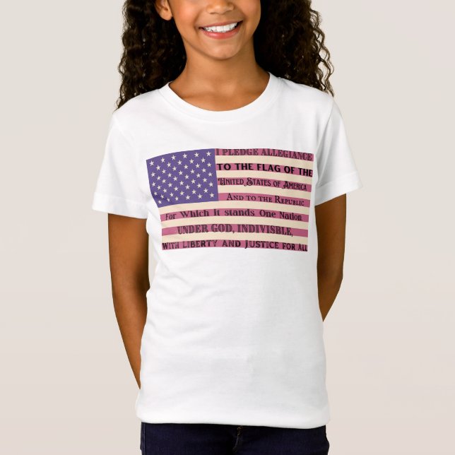 T-shirt du drapeau d'allégeance (Devant)