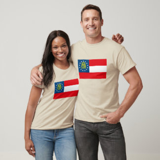 T-shirt du drapeau de Géorgie