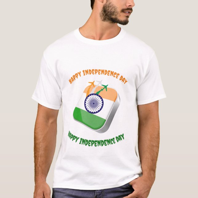 T-shirt du drapeau de la liberté (Devant)