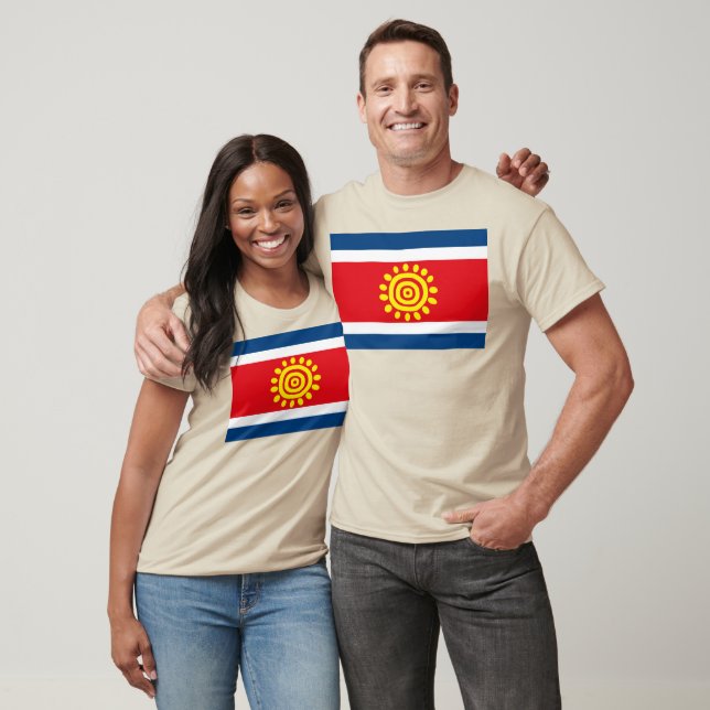 T-shirt du drapeau de l'Angola (Unisexe)