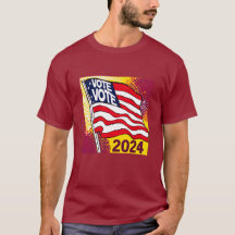 T-shirt du drapeau de l'élection 2024