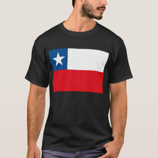 T-shirt du drapeau du Chili