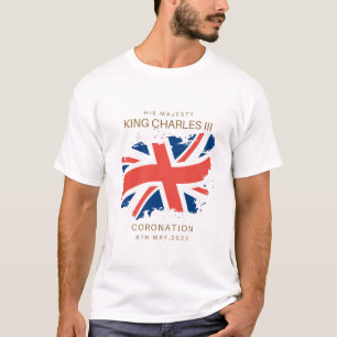 T-shirt du drapeau du roi Charles III Union Jack