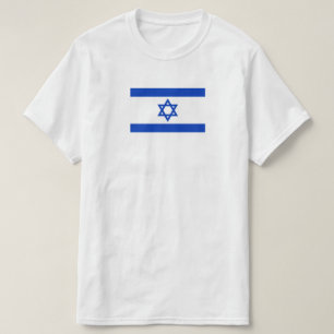t-shirt du drapeau israélien