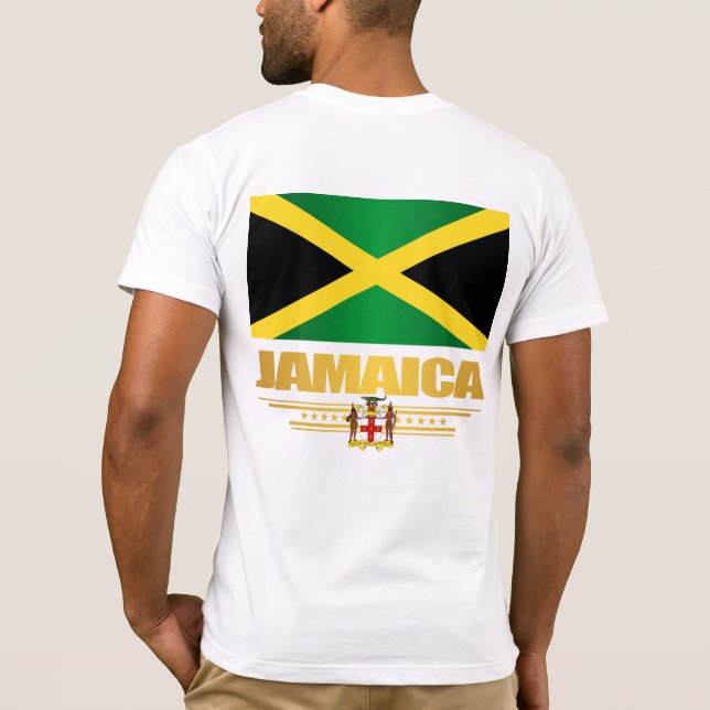 T-shirt du drapeau jamaïcain (Dos)