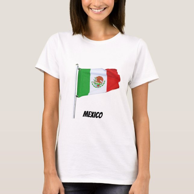 T-shirt du drapeau mexicain (Devant)