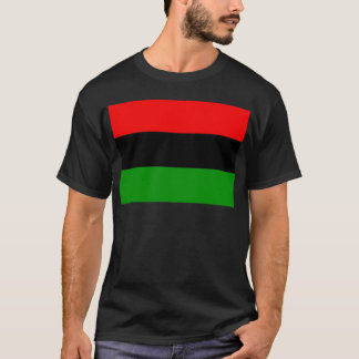T-shirt du drapeau panafricain
