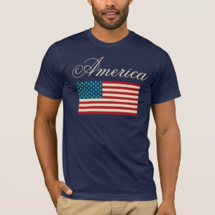 T-shirt du drapeau patriotique américain