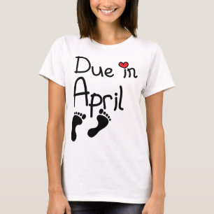T-shirt Dû en avril