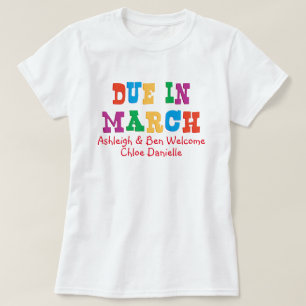 T-shirt Dû en mars