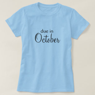 T-shirt Dû en octobre !