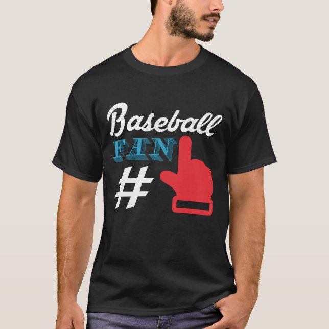 T-shirt du fan de baseball (Devant)