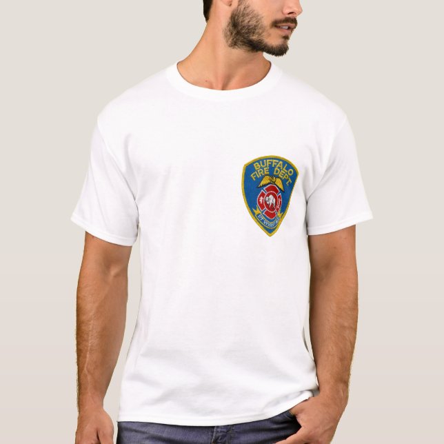 T-shirt du feu de Buffalo (Devant)