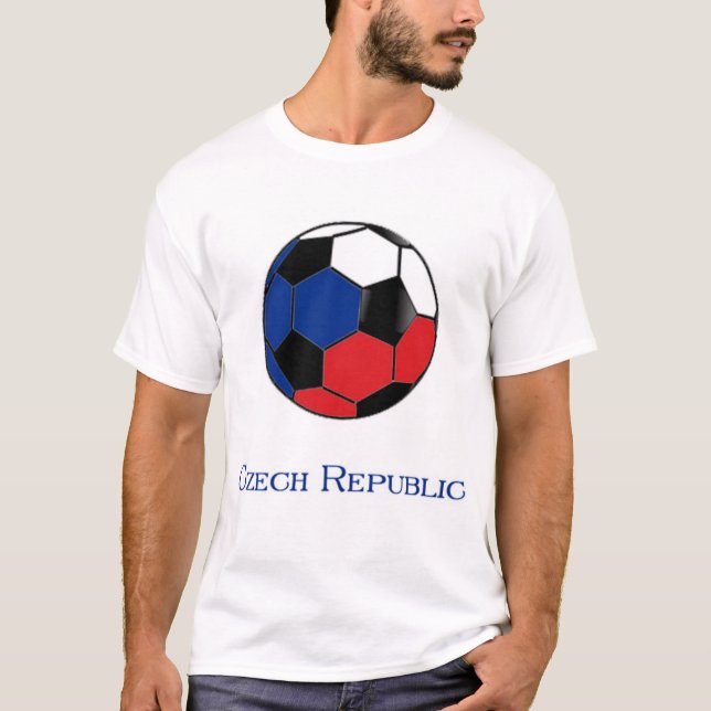 T-shirt du football de coupe du monde de (Devant)