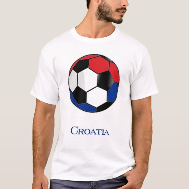 T-shirt du football de coupe du monde de la (Devant)