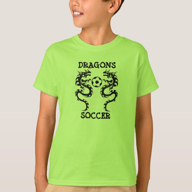 T-SHIRT DU FOOTBALL DE DRAGONS (Devant)