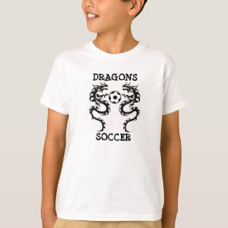 T-SHIRT du FOOTBALL de DRAGONS - customisé