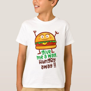 T-shirt du garçon Burger's Cute Hungry Away