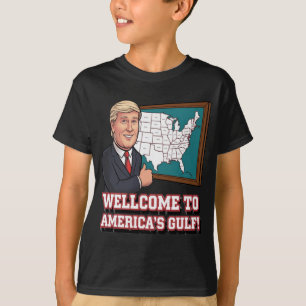 T-shirt Du Golfe De Wellcome Des États-Unis D'Amérique
