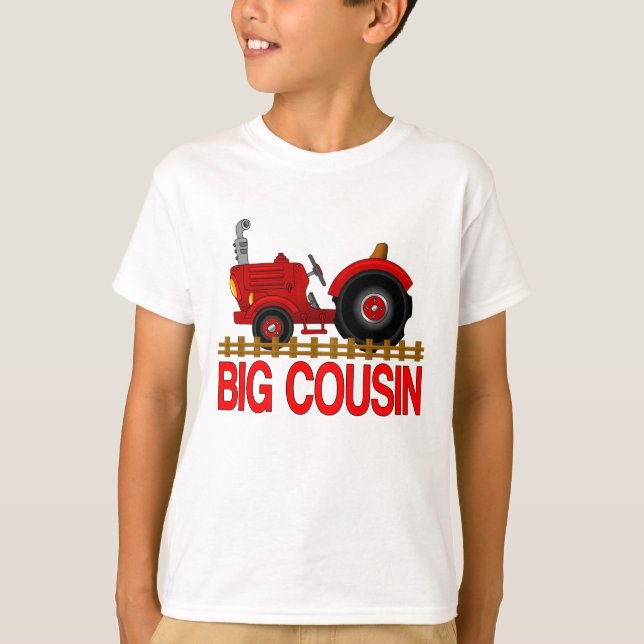 T-shirt du grand cousin tracteur agricole (Devant)