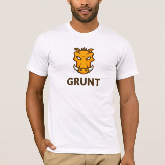 T-shirt du grognement JS (blanc)