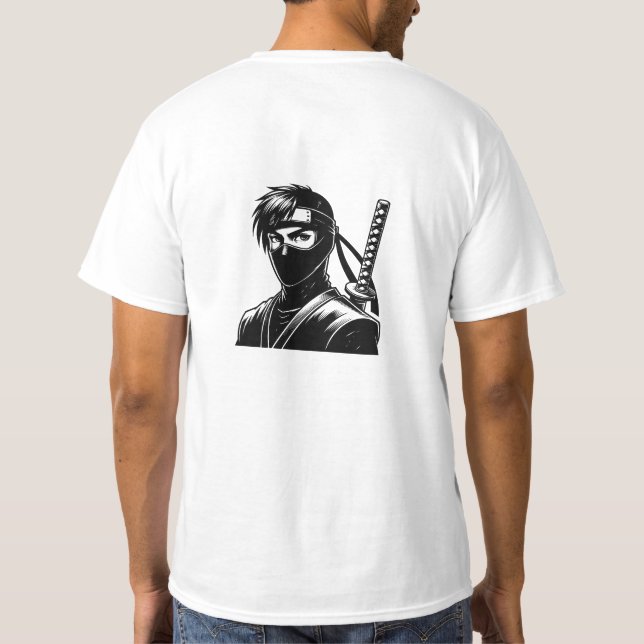 T-shirt du guerrier Anime Ninja (Dos)