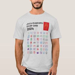 T-shirt du Guide des timbres de JoCo Passporto 202