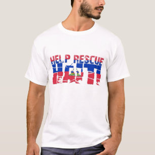 T-SHIRT du Haïti de SOUTIEN d'aide
