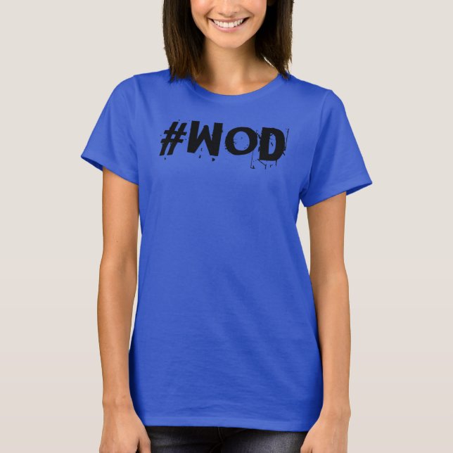 T-shirt du hashtag WOD (Devant)