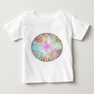 T-shirt du Jersey d'amende de bébé de puissance