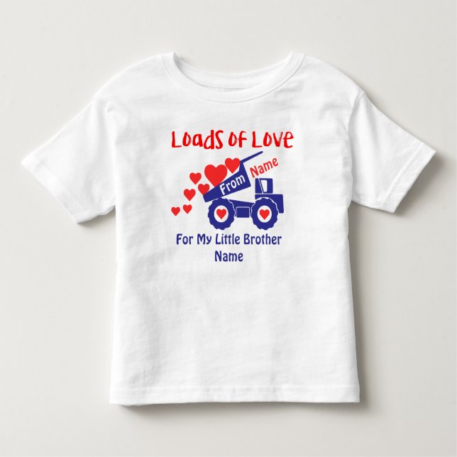 T-shirt du Jersey d'enfant en bas âge - camion (Devant)