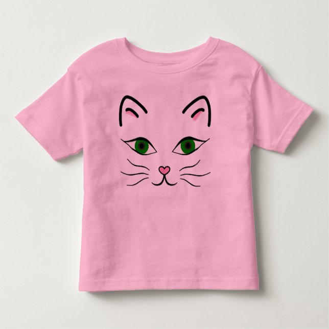 T-shirt du Jersey d'enfant en bas âge - Kitty font (Devant)