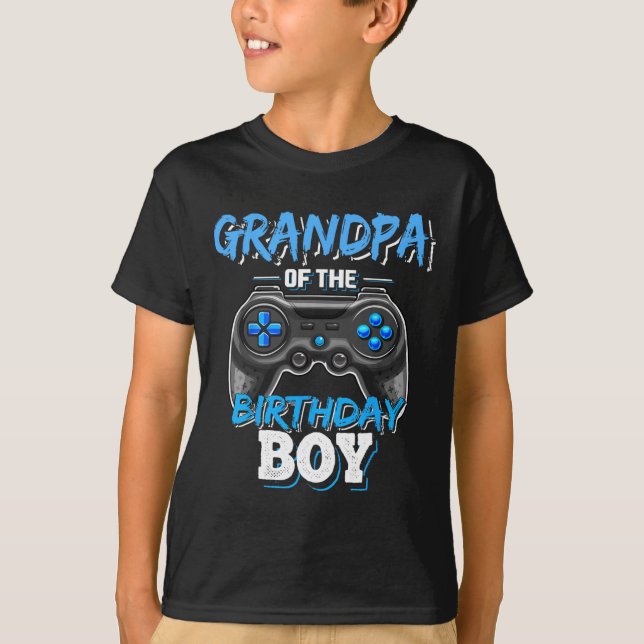T-shirt Du Jeu Vidéo Correspondant Garçon Anniversaire Ann (Devant)