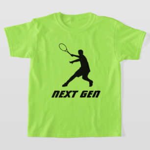 T-shirt du joueur de tennis de l'avant du Gen suiv