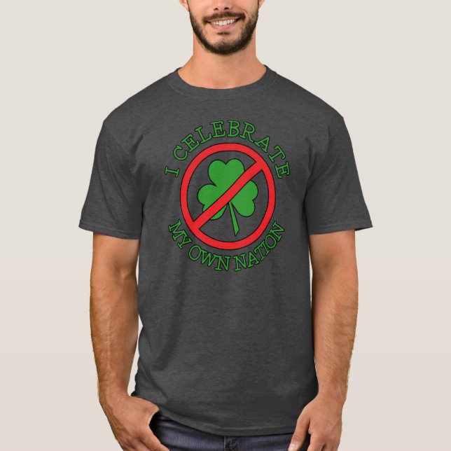 T-shirt du jour d'anti St Patrick (Devant)