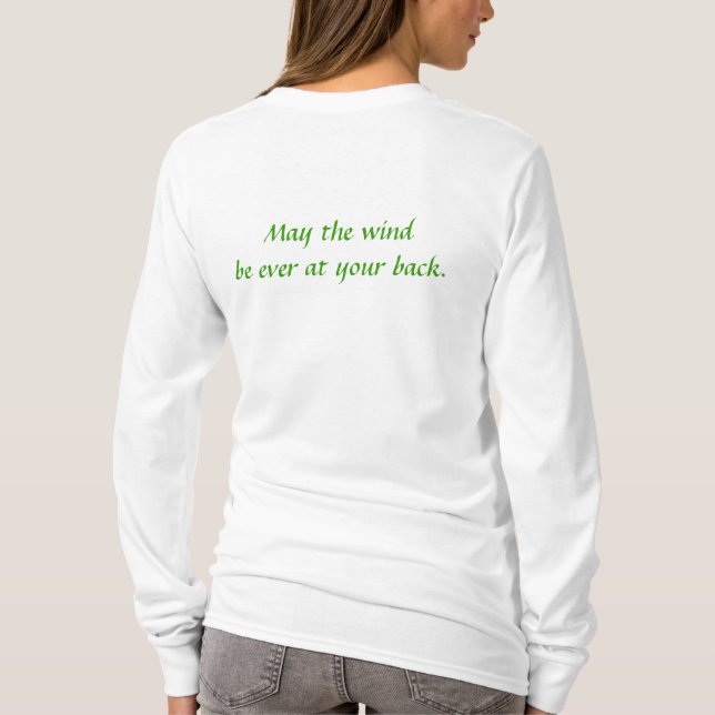 T-shirt du jour de St Patrick avec les noeuds (Dos)