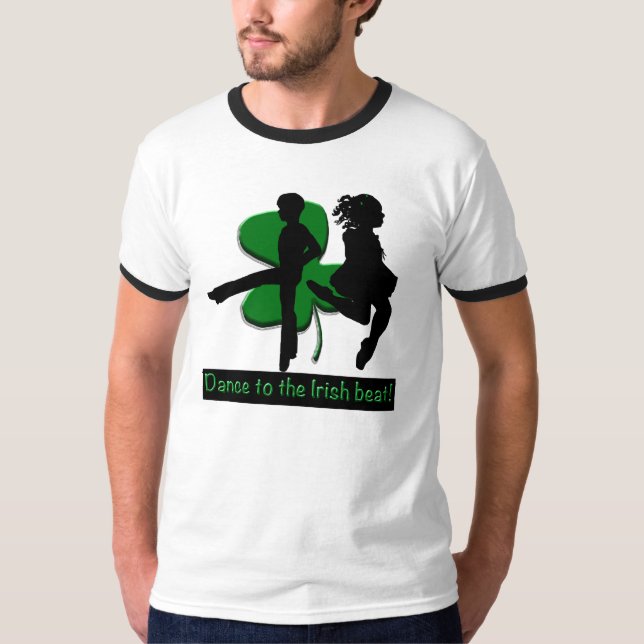 T-shirt du jour de St Patrick : Danse (Devant)