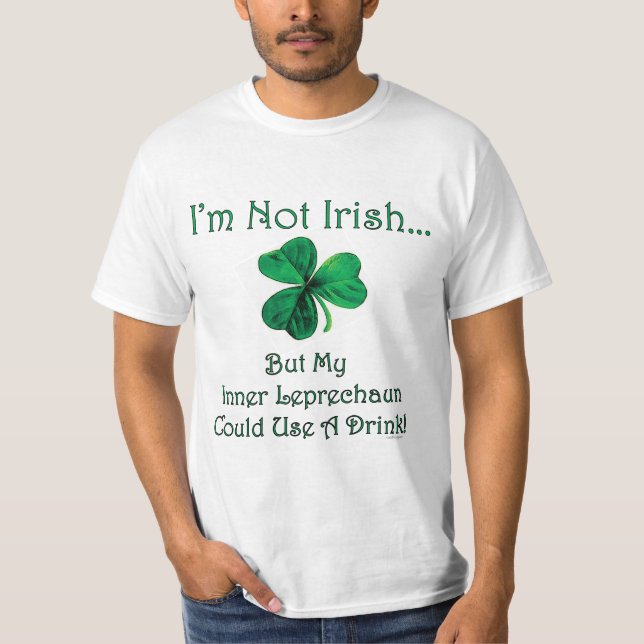 T-shirt du jour de St Patrick intérieur de lutin (Devant)