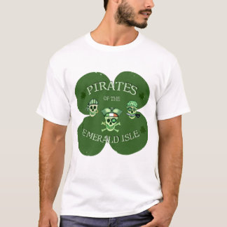 T-shirt du jour de St Patrick irlandais de pirate