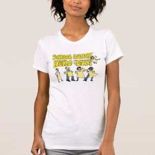T-shirt du jour du héros du déjeuner scolaire