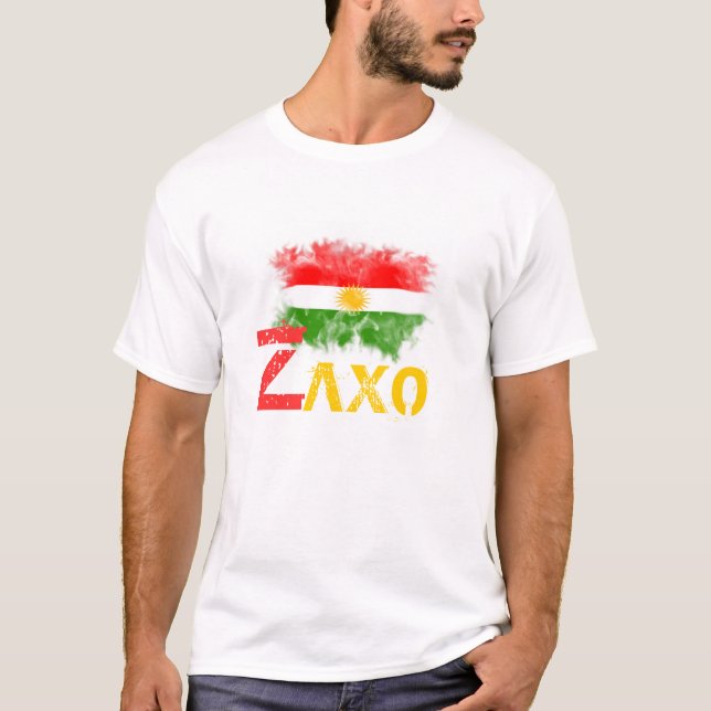 T-shirt du Kurdistan avec "ZAXO " (Devant)