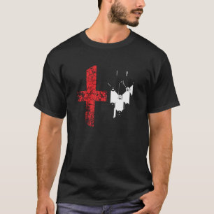 T-shirt du logo Alfa Romeo Grunge
