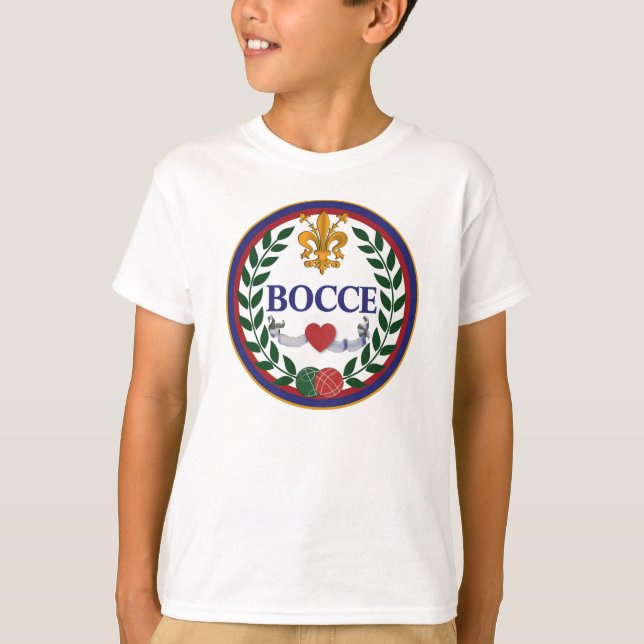 T-shirt du logo Boy's Bocce (Devant)