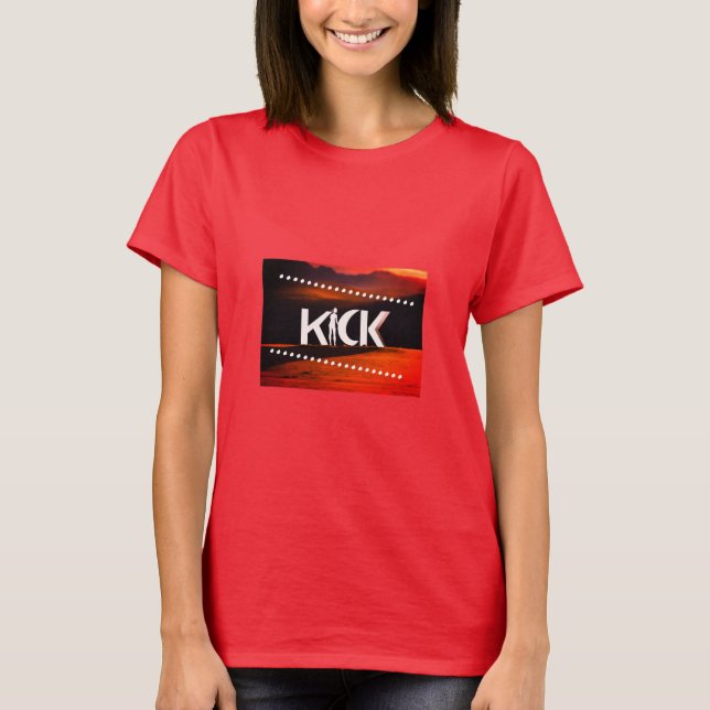 T-shirt du logo de Kick - Design audacieux et mode (Devant)