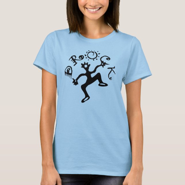 T-shirt du logo de la femme (Devant)