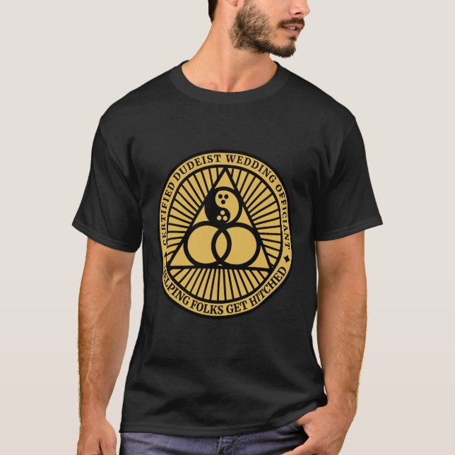 T-shirt du logo du cours d'officier mariage (Devant)