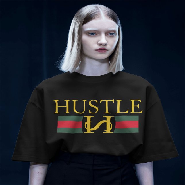 T-shirt du logo du designer Hustle, sweatshirt Hus (Créateur téléchargé)