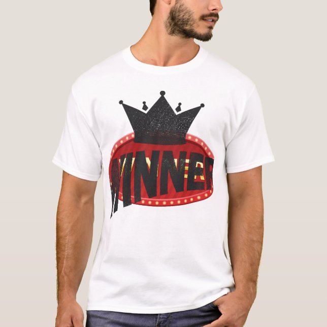 T-shirt du logo du gagnant (Devant)