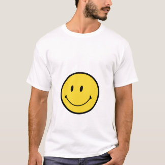 T-shirt du logo du visage souriant